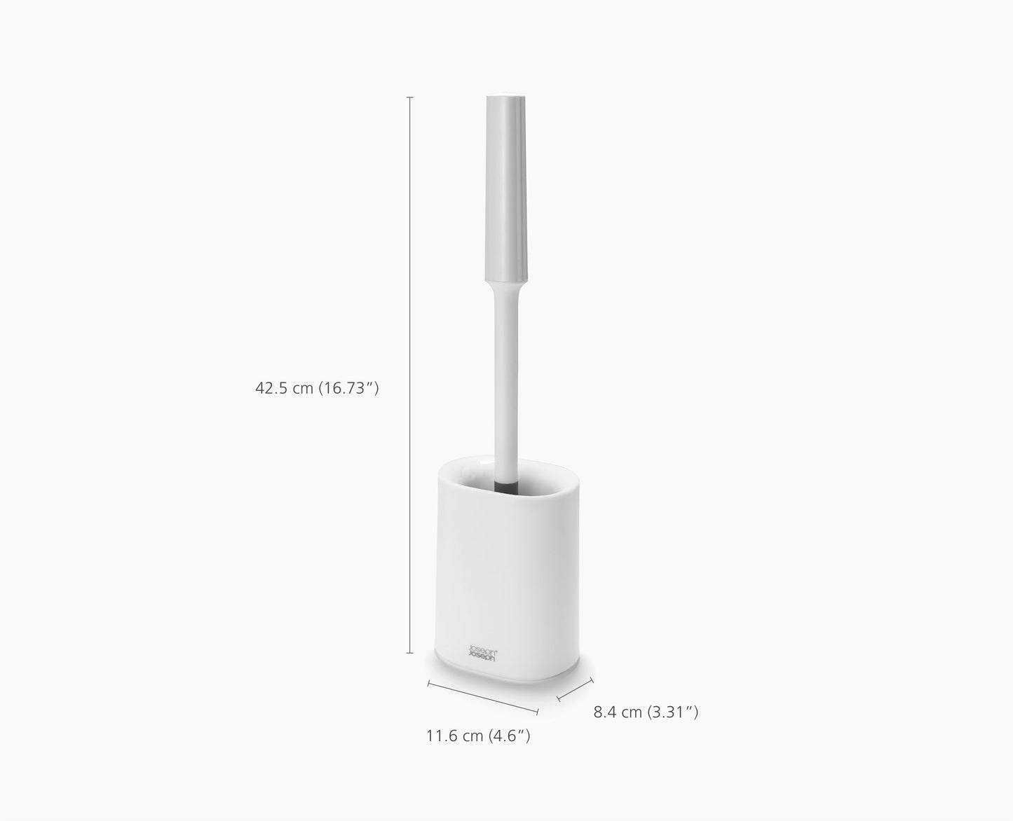 Flex™ TriBlade Lite White Toilet Brush Starter Set