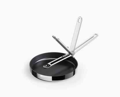 [hidden] Space Steel Folding Handle Non-Stick 24cm Frying Pan