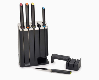 [half-width] Elevate Knives SlimBlock 5-piece Knife Set With Sharpener - 10537- Image 6