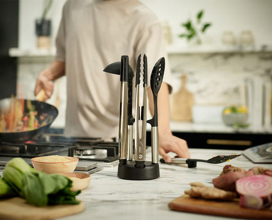 [hidden] [lifestyle] Elevate™ Fusion 5-piece Utensil Set with Compact Stand - 10568 - Image 2