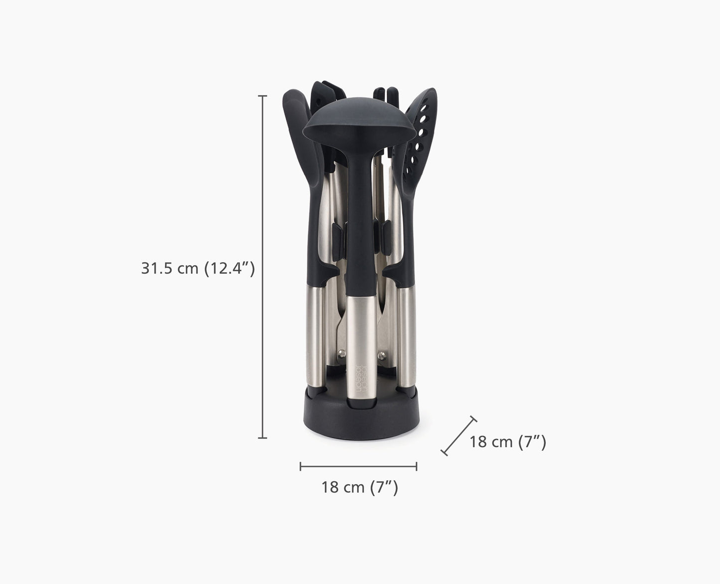 [half-width] Elevate™ Fusion 5-piece Utensil Set with Compact Stand - 10568 - Image 9