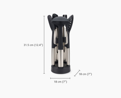 [half-width] Elevate™ Fusion 5-piece Utensil Set with Compact Stand - 10568 - Image 9