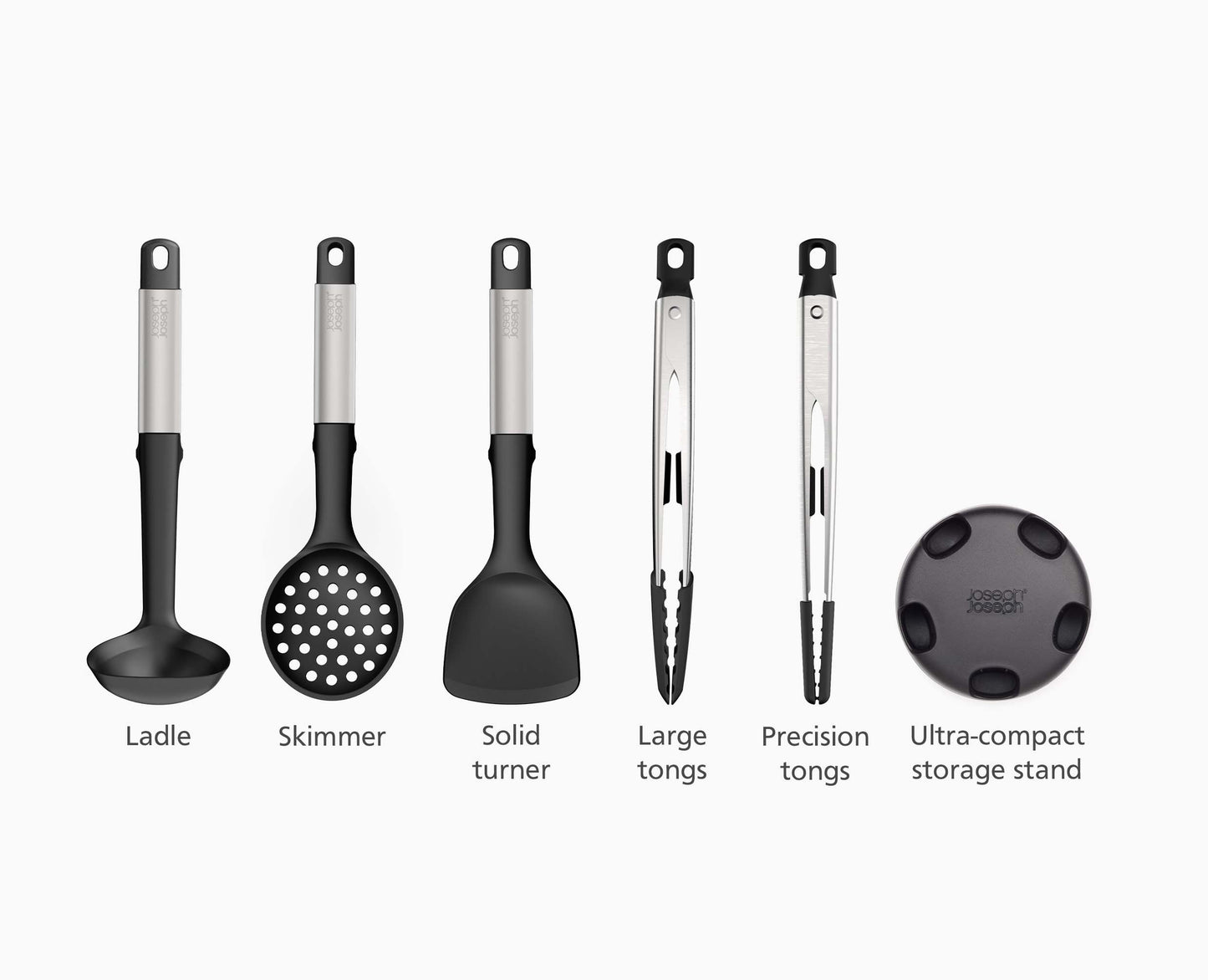 [half-width] Elevate™ Fusion 5-piece Utensil Set with Compact Stand - 10568 - Image 8