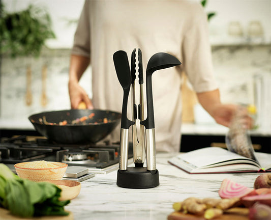 [hidden] [lifestyle] Elevate™ Fusion 3-piece Utensil Set with Compact Stand - 10569 - Image 2
