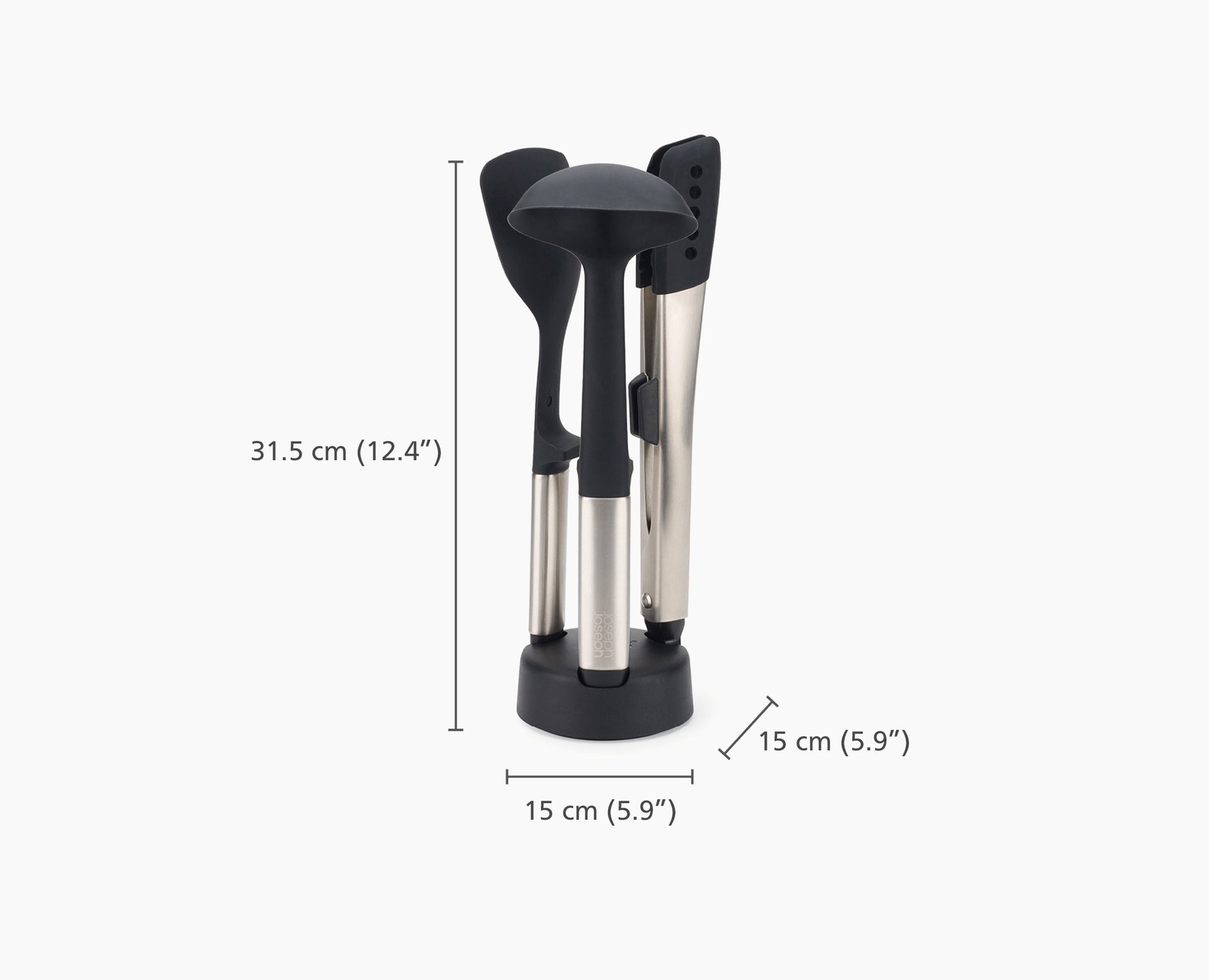 [half-width] Elevate™ Fusion 3-piece Utensil Set with Compact Stand - 10569 - Image 9