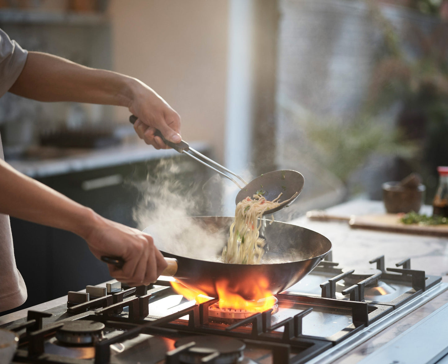 [half-width] Space Wok & Utensil Set
