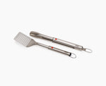 [hidden] GrillOut 2-Piece Stainless-Steel BBQ Turner & Tongs Set