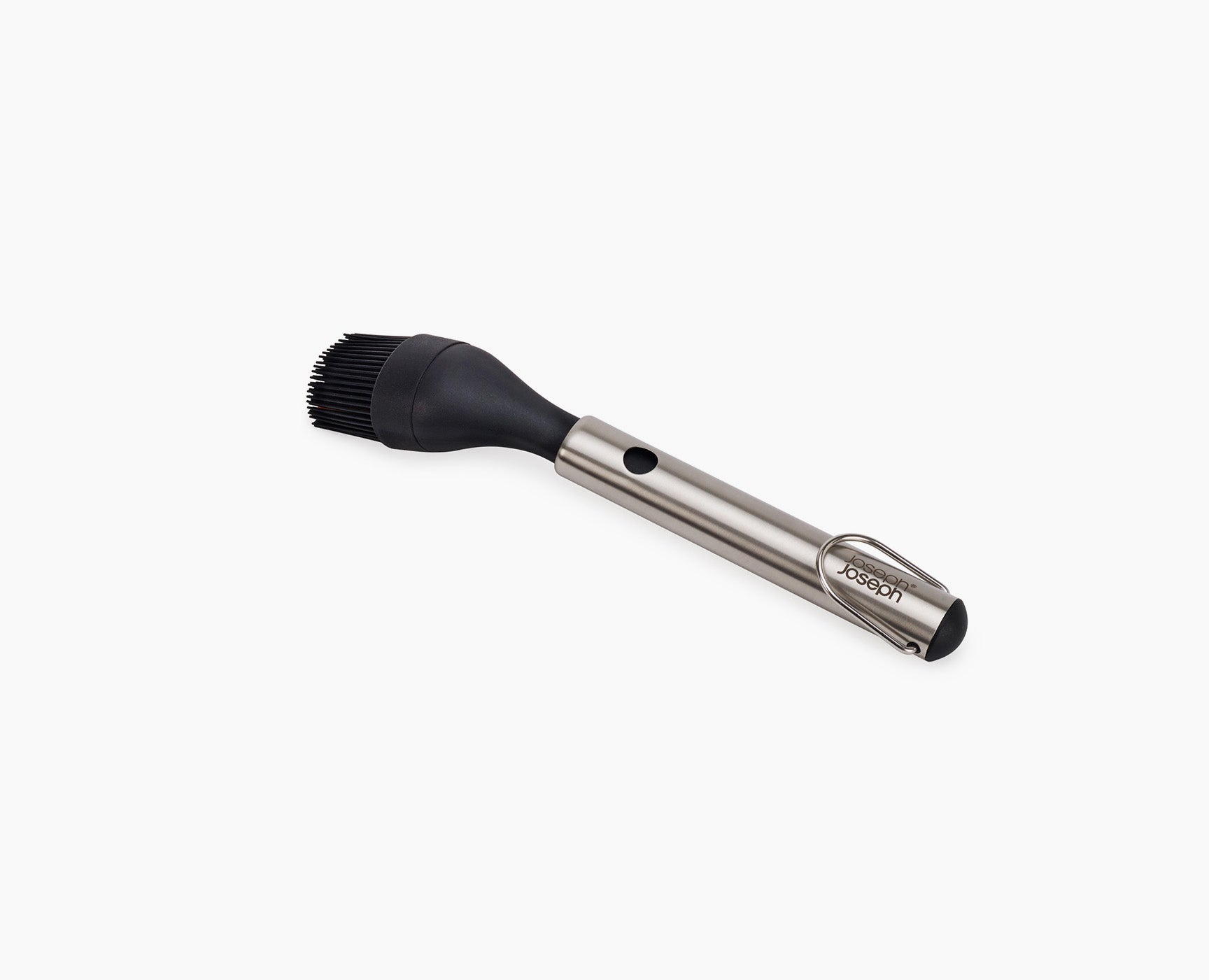 [hidden] [lifestyle] GrillOut Black BBQ Silicone Basting Brush with Extending Handle