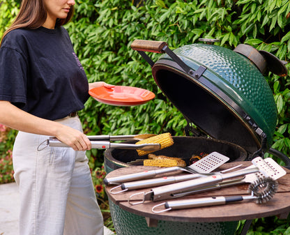 [half-width] 6-piece GrillOut™ BBQ Utensil Set with Extending Handles