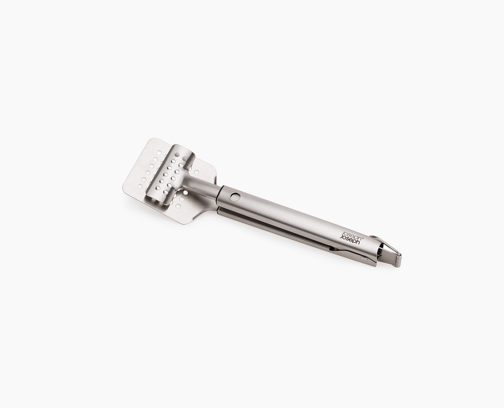 [hidden] [lifestyle] GrillOut Stainless-Steel BBQ Turner Tongs with Extending Handle