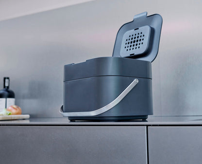 Stack 4L Grey Food Waste Caddy