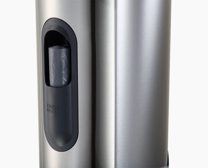 [half-width] Arc™ 10L Easy-push Stainless-steel Pedal Bin Starter Set