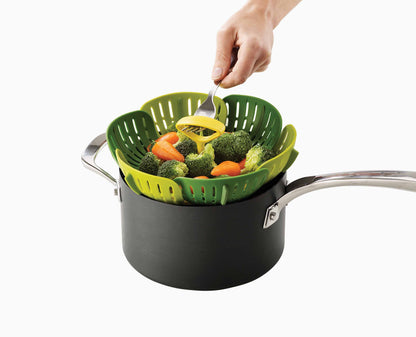 [half-width] Bloom Folding Steamer Basket - 45030 - Image 7