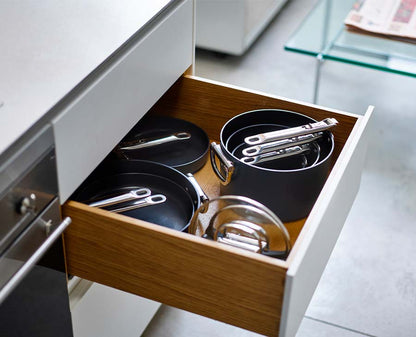 [hidden] [lifestyle] Space™ 19cm Non-stick Blue Saucepan & Lid - 45038 - Image 2