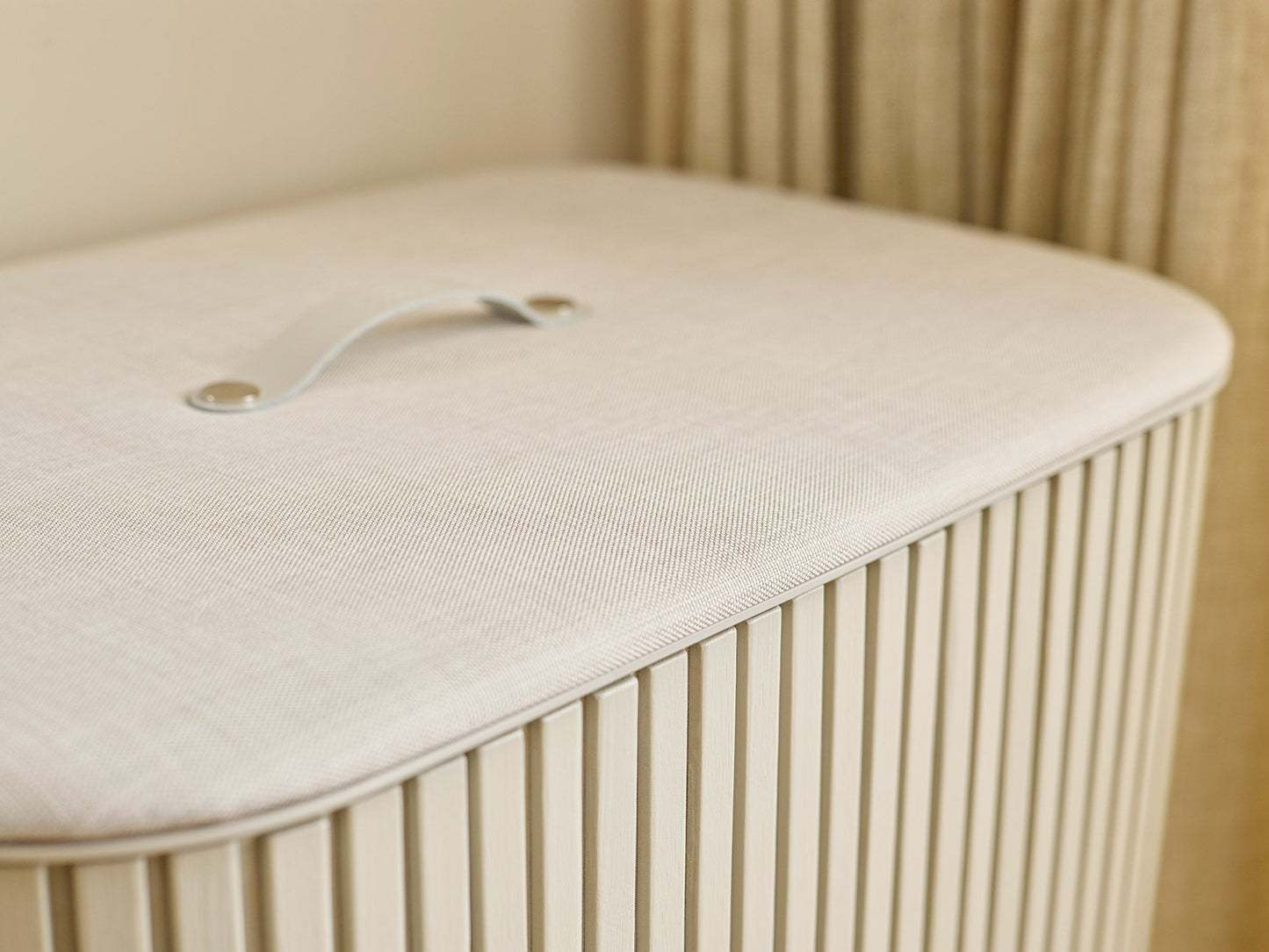 [half-width] Tota Luxe 90L Ecru Laundry Separation Basket