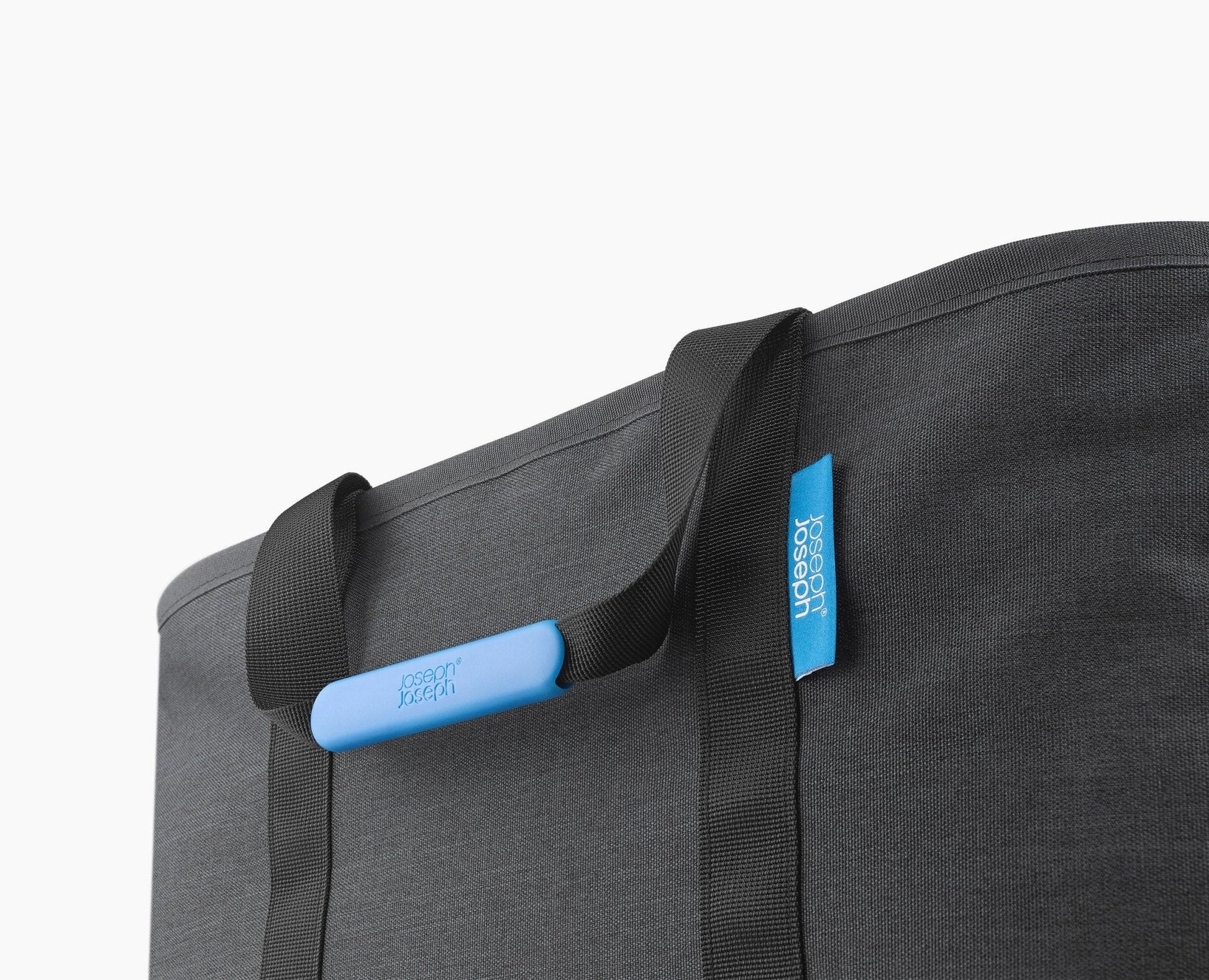 [half-width] 2-piece Black Tota 90L & Hold-All Laundry Basket Set