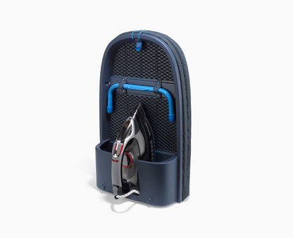 [hidden] Pocket Max Plus 110cm Folding Blue Ironing Board with Advanced Cover