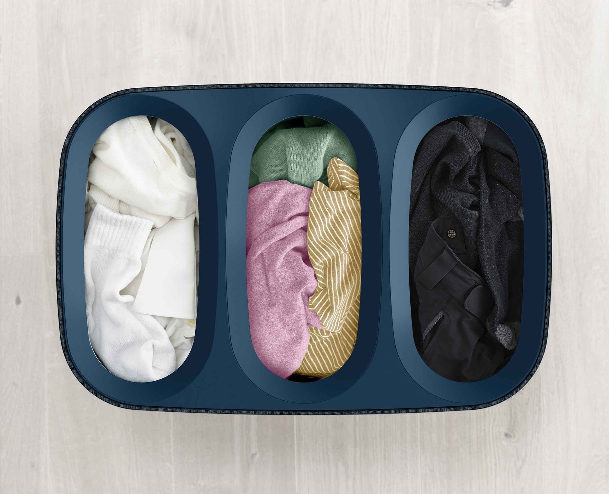 [half-width] Tota Trio 90L Laundry Separation Basket - 50025 - Image 4
