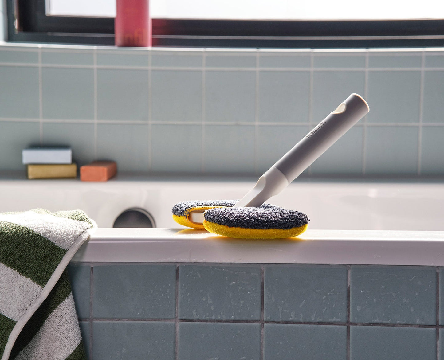 [hidden] [lifestyle] CleanTech 2-in-1 Surface Scrubber Tool