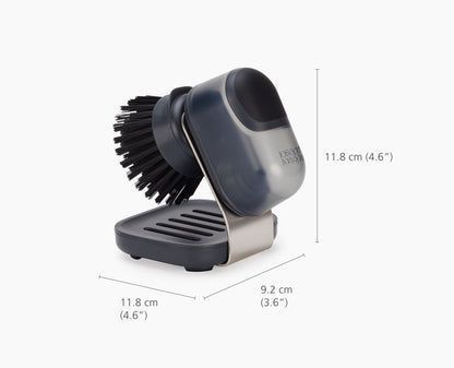 [half-width] SinkTech Compact Soap Dispensing Washing-Up Brush with Steel Stand