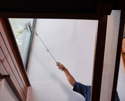 [half-width] CleanTech™ 2-in-1 Glass Cleaning Tool with Extension Pole