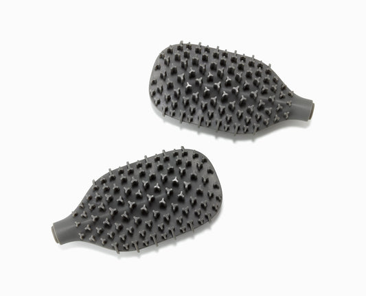[hidden] Flex™ TriBlade Pack of 2 Grey Replacement Toilet Brush Heads