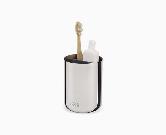 [hidden] EasyStore™ Luxe Stainless-steel Toothbrush Caddy - 70580 - Image 1