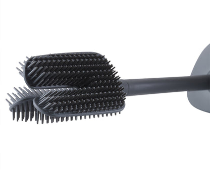 [half-width] Flex™ 360 Luxe Toilet Brush with Stainless-steel Finish Starter Set