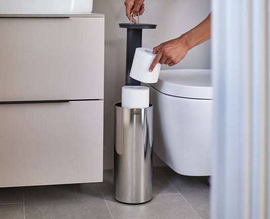 [hidden] [lifestyle] Easystore™ Luxe Concealed Toilet Roll Holder - 70593 - Image 2