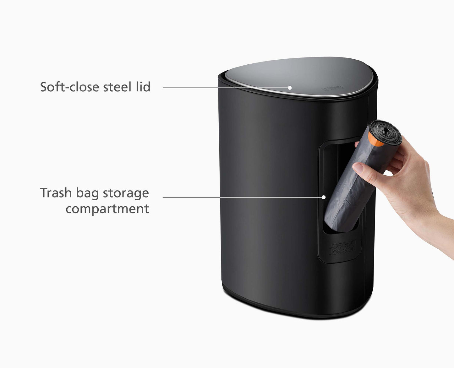 [half-width] EasyStore™ 5L Pedal Bin - 70595