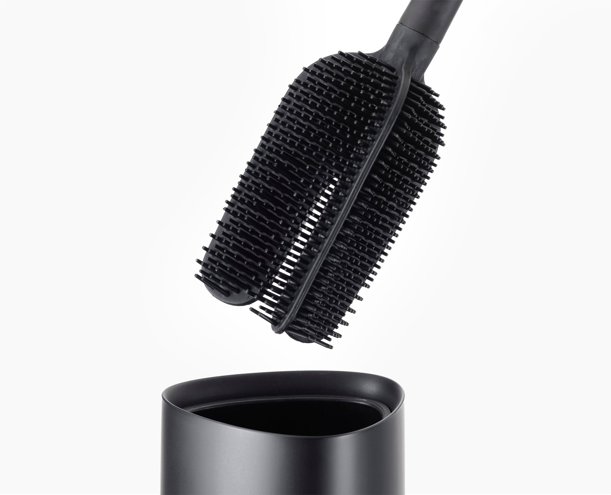 [half-width] Flex™ 360 Matt Black Toilet Brush Starter Set