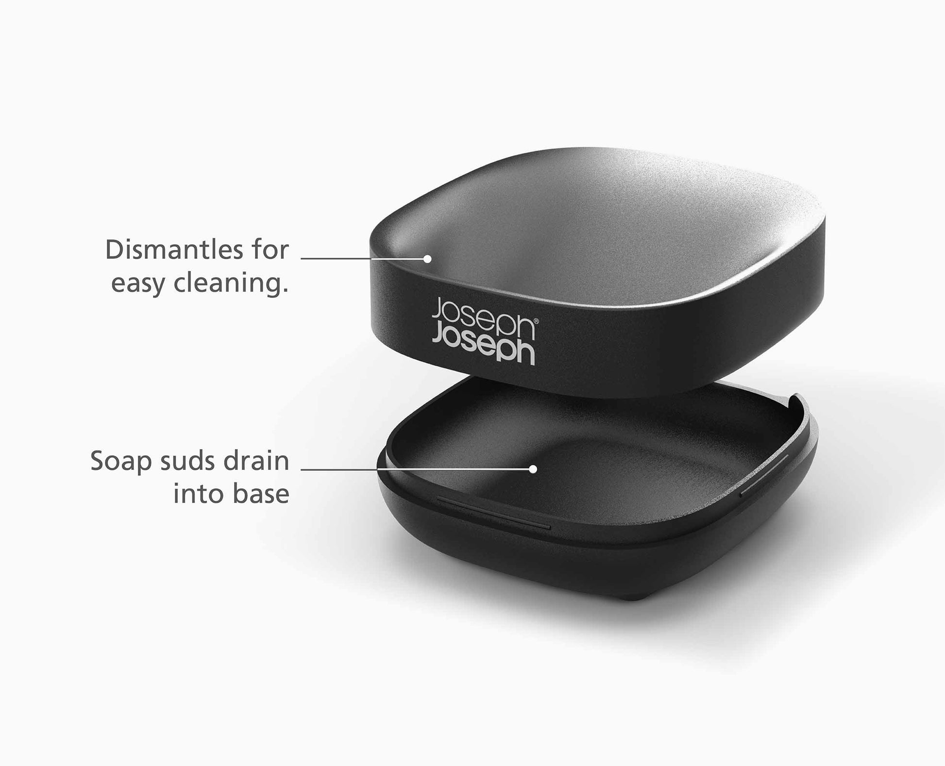 [half-width] Slim™ Compact Matt Soap Dish - 70601 - INFO