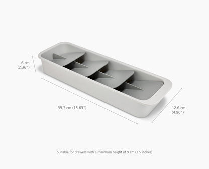[half-width] DrawerStore™ Compact Tiered Cutlery Organiser