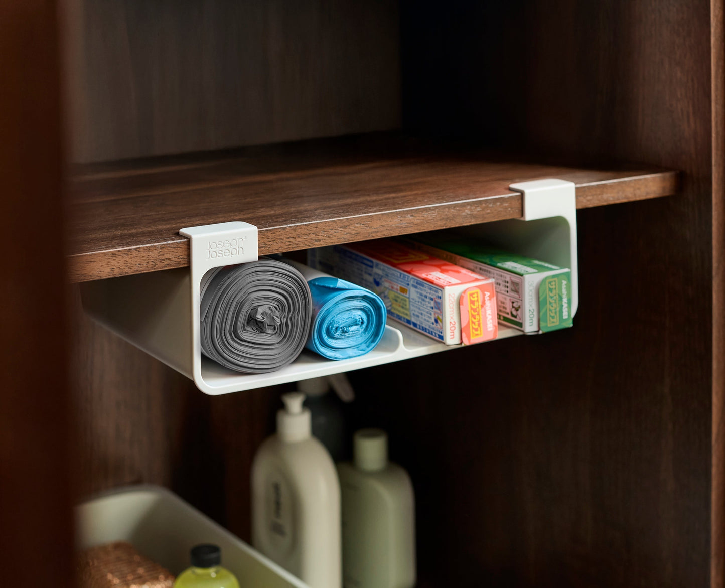 [hidden] [lifestyle] CupboardStore™ Large Film, Foil & Bag Organiser