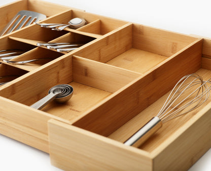 [half-width] DrawerStore™ Bamboo Expanding Cutlery Organiser - 851696 - Image 5