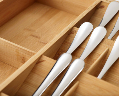[half-width] DrawerStore™ Bamboo Expanding Cutlery Organiser - 851696 - Image 7