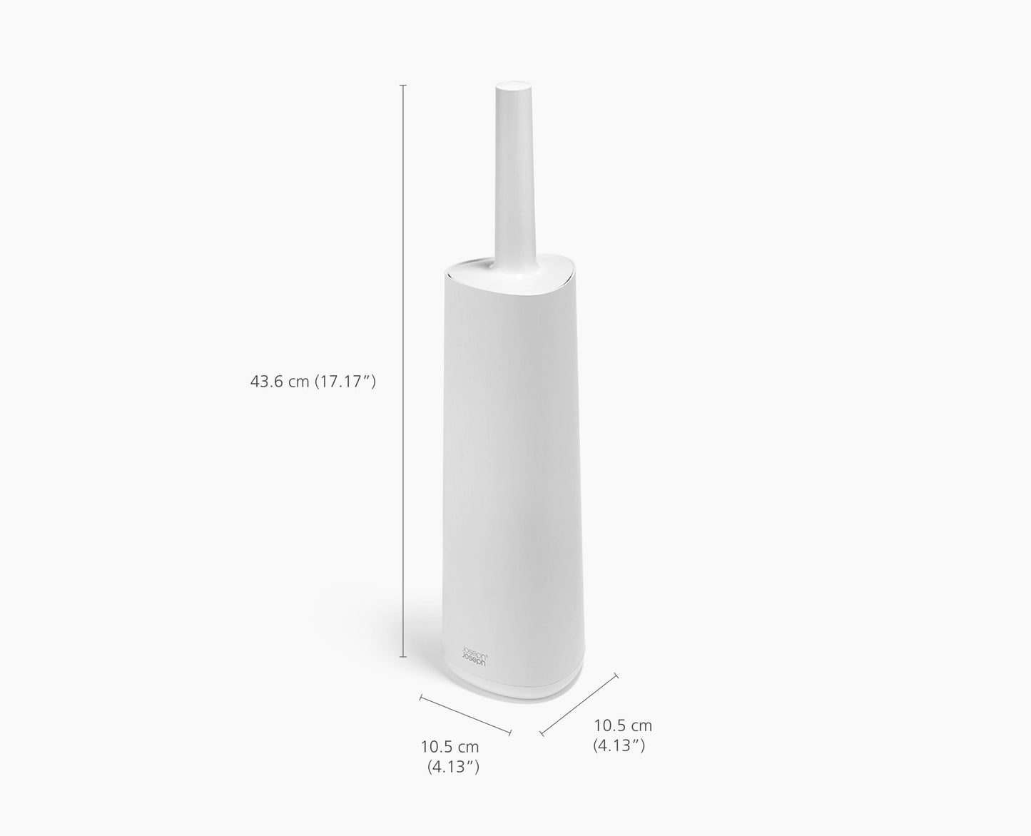 [half-width] Flex™ 360 Pack of 2 Gloss White Toilet Brushes
