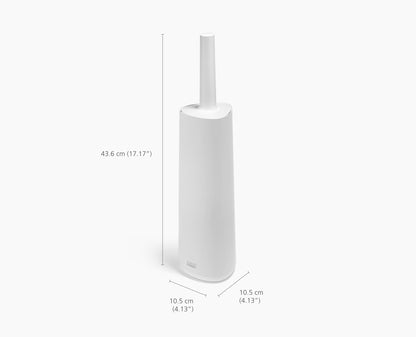 [half-width] Flex™ 360 Pack of 2 Gloss White Toilet Brushes