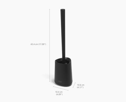 [half-width] Flex™ 360 Lite Pack of 2 Matt Black Toilet Brushes