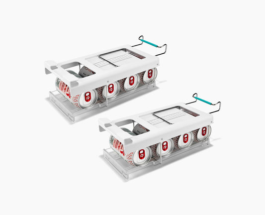 [hidden] FridgeStore™ Under-Shelf Pack of 2 Collapsible Can Dispensers
