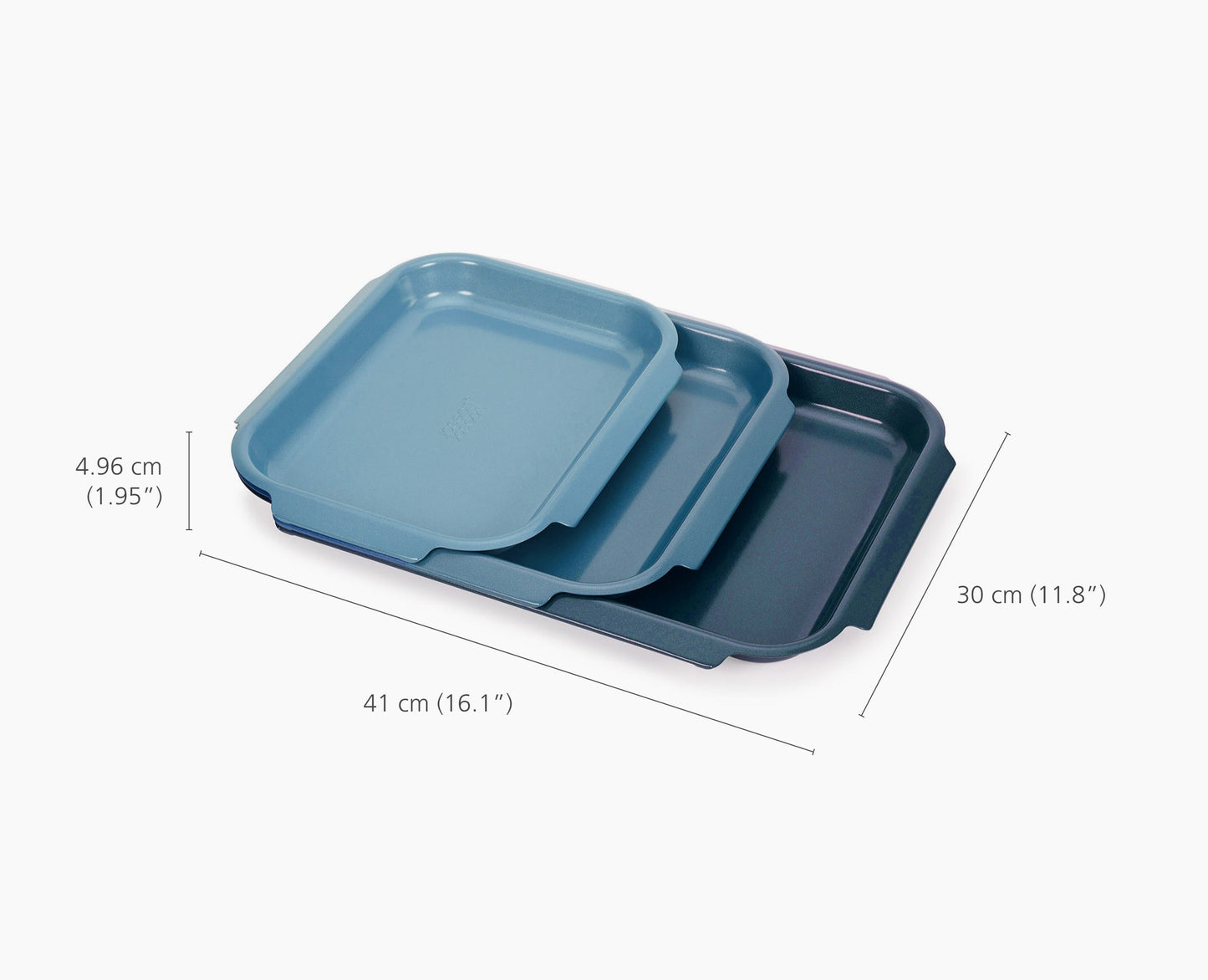[half-width] 6-piece Nest Non-stick Baking Tray Set