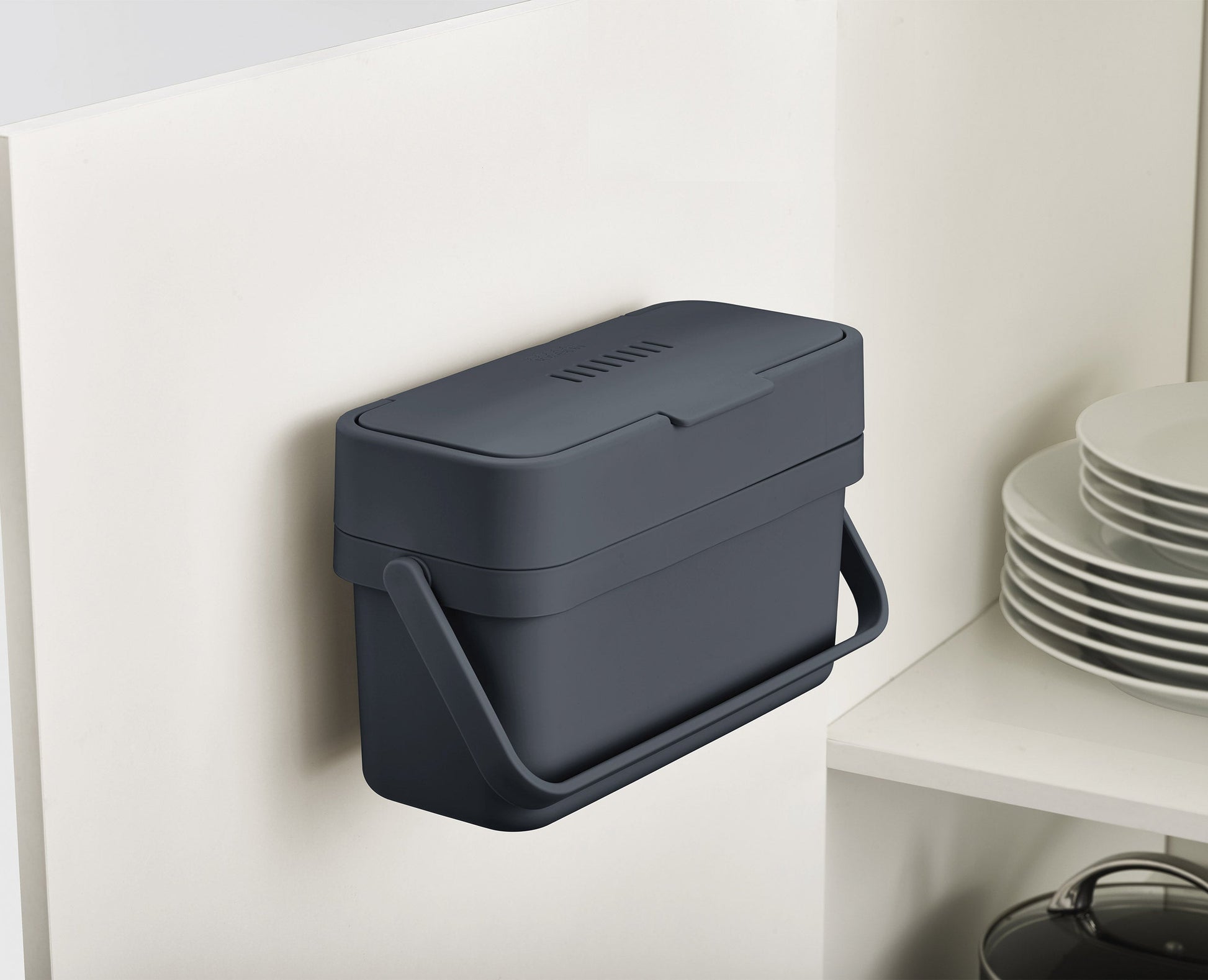 Compo™ 4L Grey Food Waste Caddy Starter Set