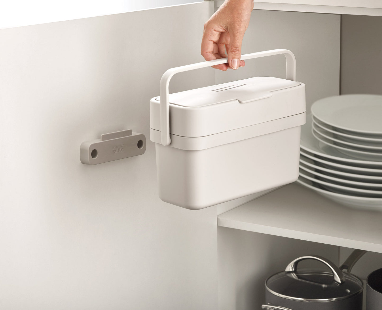 [half-width] Compo™ 4L Stone Food Waste Caddy Starter Set