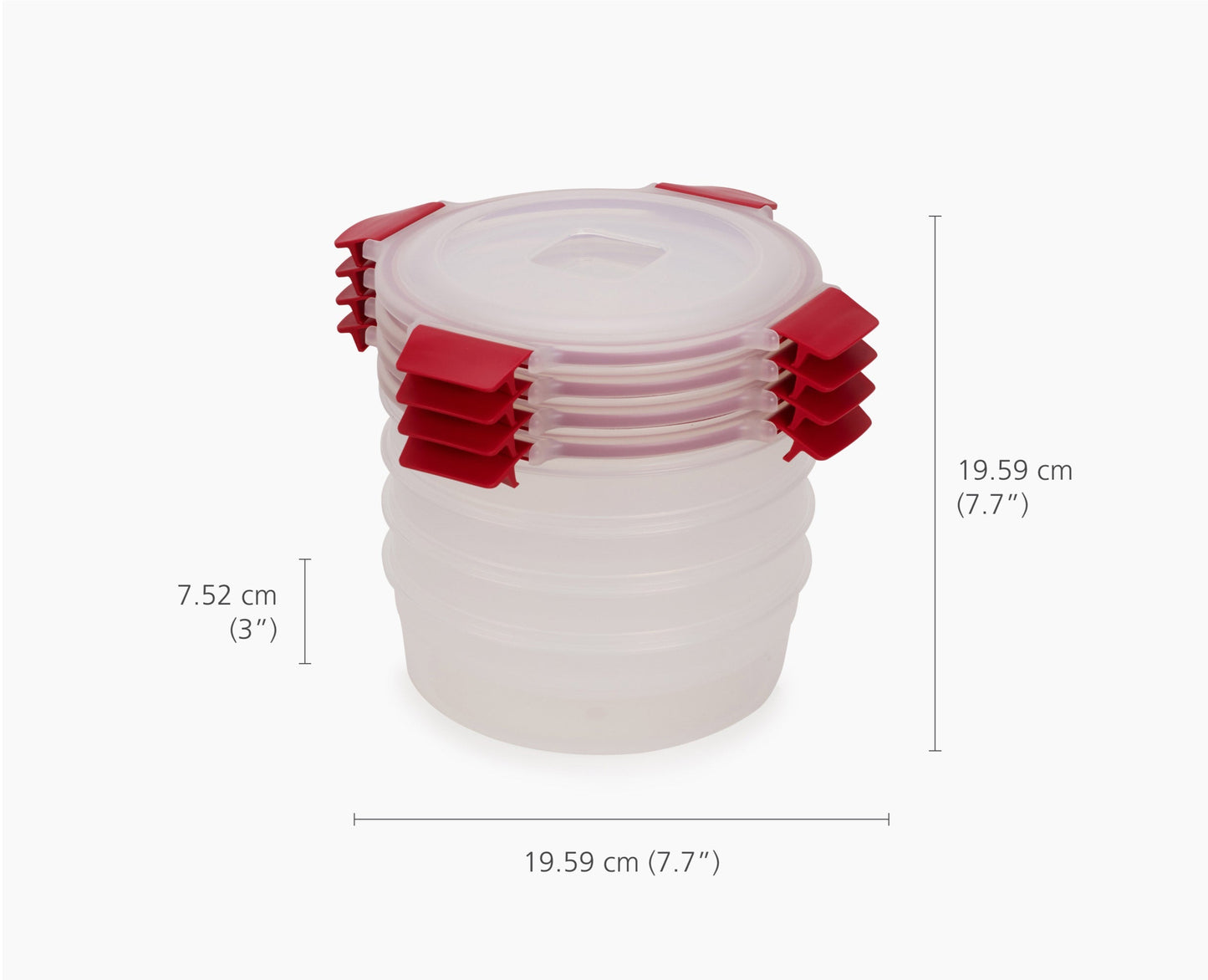 [half-width] Nest™ Lock 8-Piece Red Container Set
