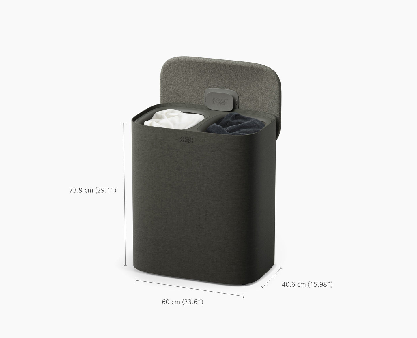 Tota 2 90L Forest Gray Laundry Separation Basket